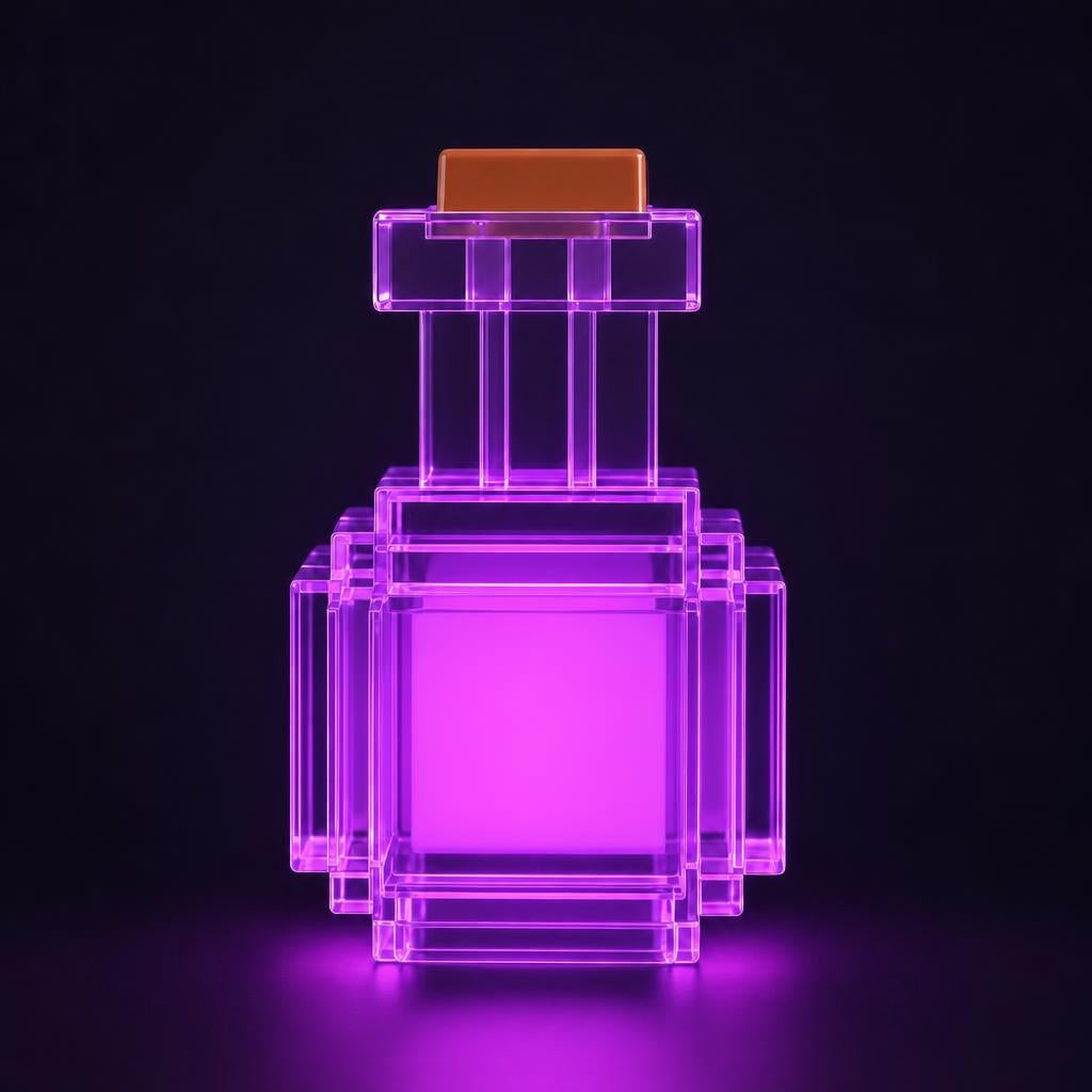 Pixel Potion en color Morado