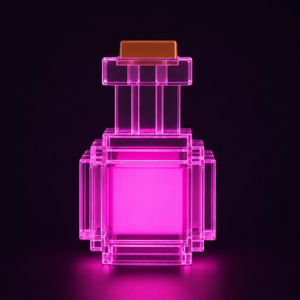 Pixel Potion en color Rosa